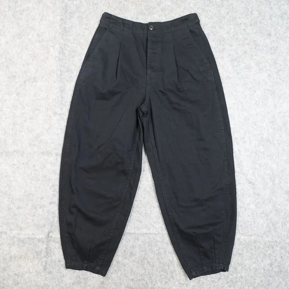 Polo by Ralph Lauren Black barrel pants - Picture 1 of 8